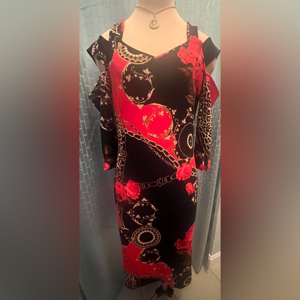 Bold Elements Floral Dress L - Picture 4 of 9